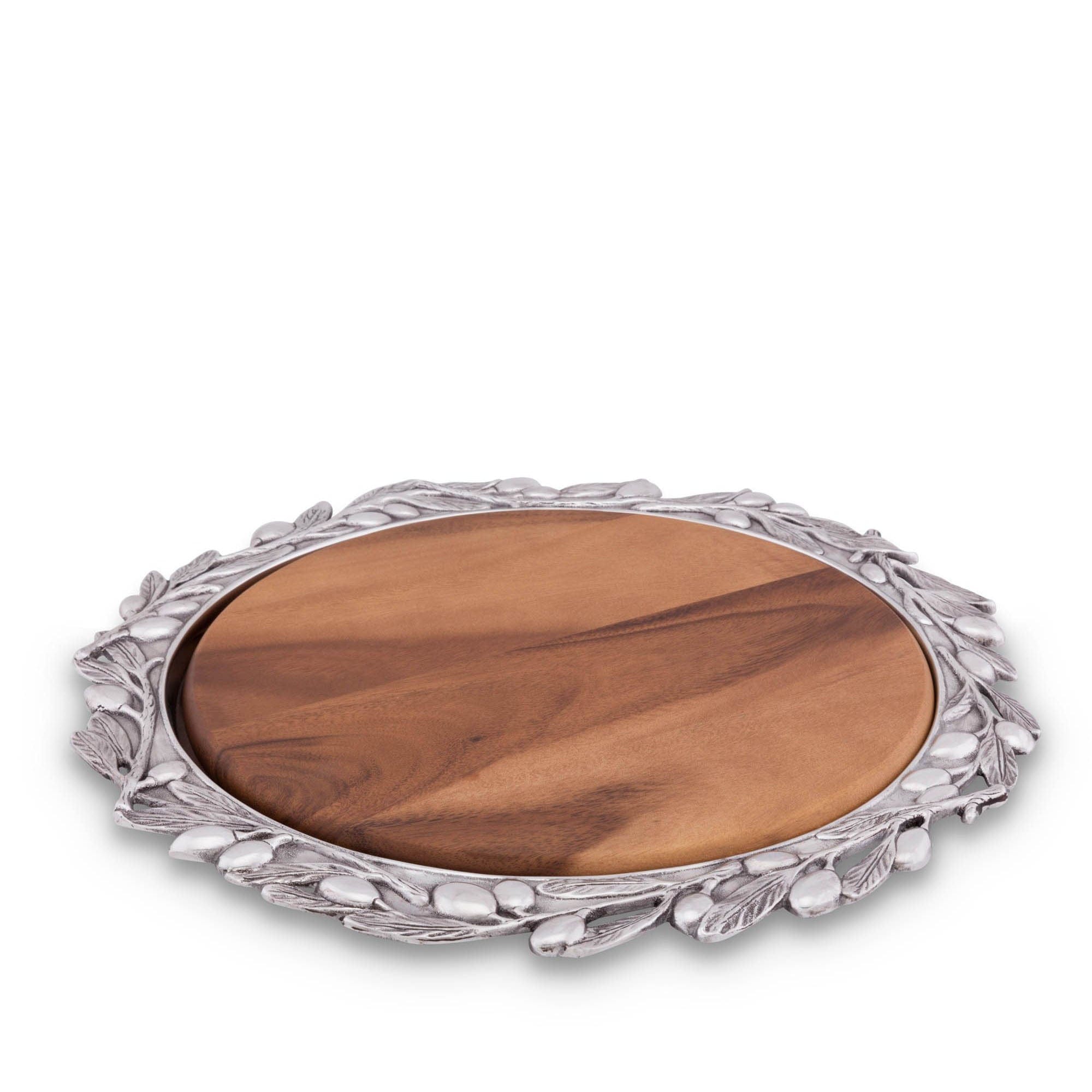 Olive Wood Cheese Set