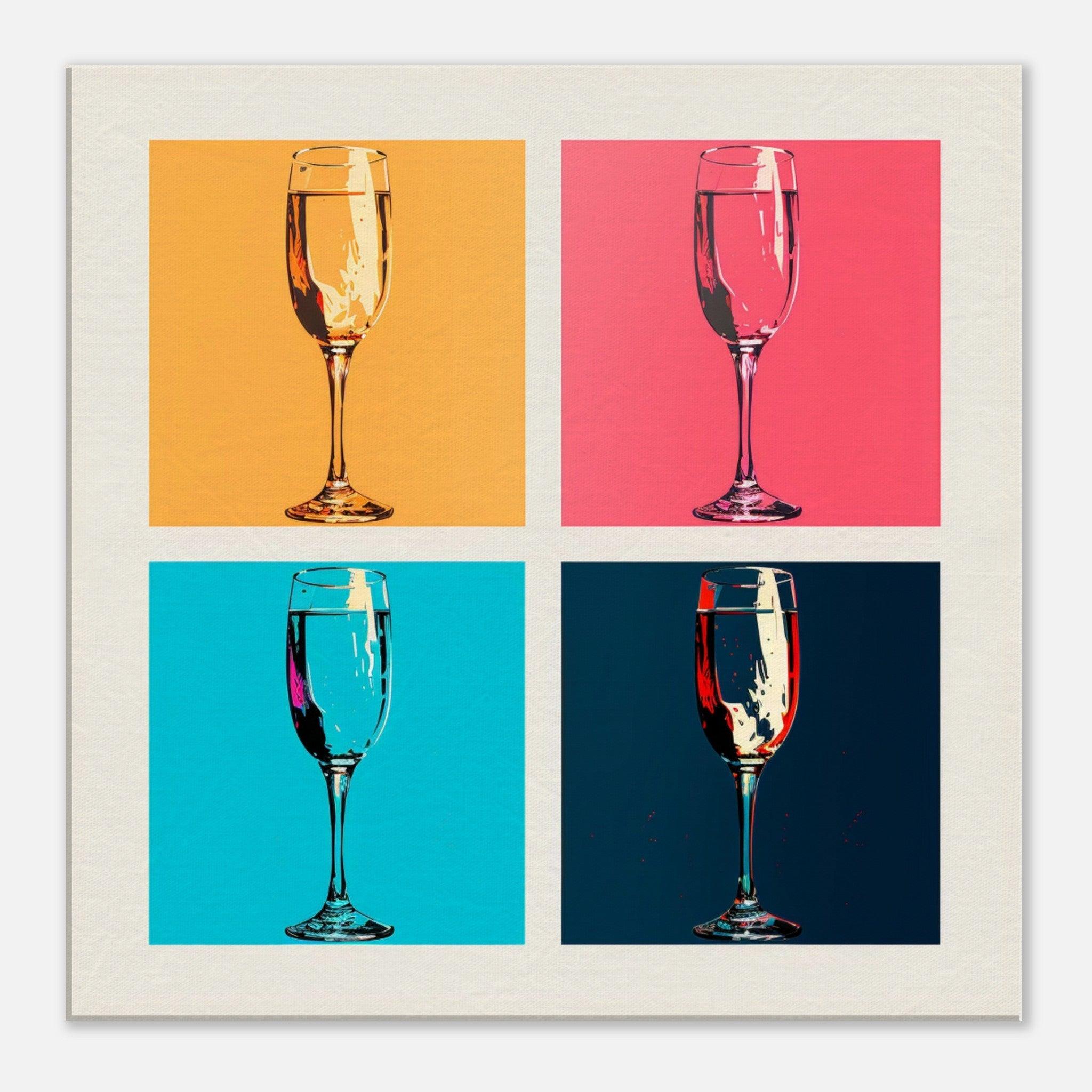 champagne wall art