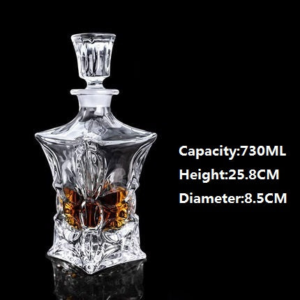 Large Crystal Glass Wine Bottle Creative Red Wine Decanter
