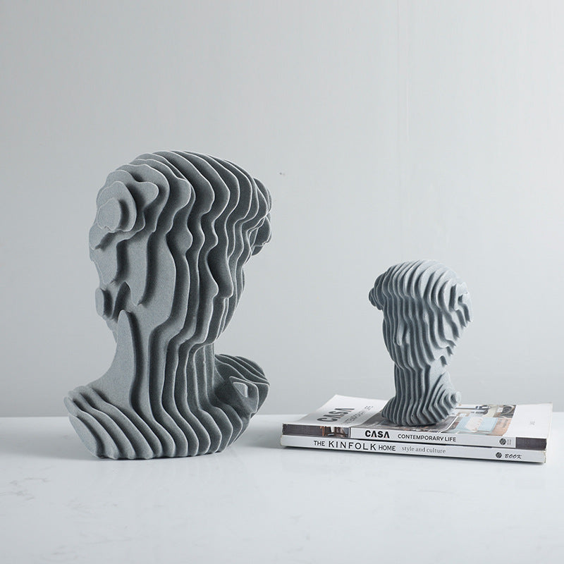 New Modern Minimalist Sculpture Ornament Resin