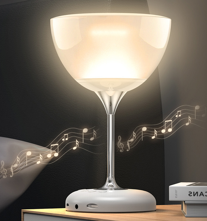 Creative Wine Glass LED Lamp RGB Colorful Night Light Home Decor Table Lamp