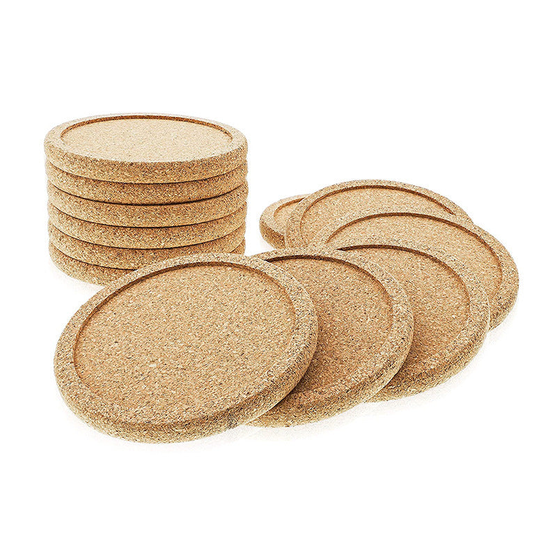 Round Cork Coasters - Set of 20 | Modern Simplicity Design