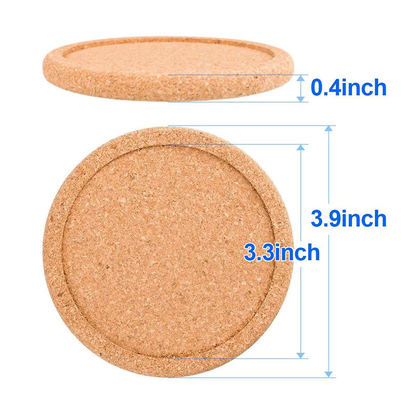 Round Cork Coasters - Set of 20 | Modern Simplicity Design