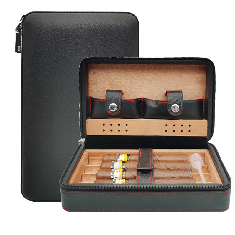 Portable Sealed Moisturizing Cigar Box