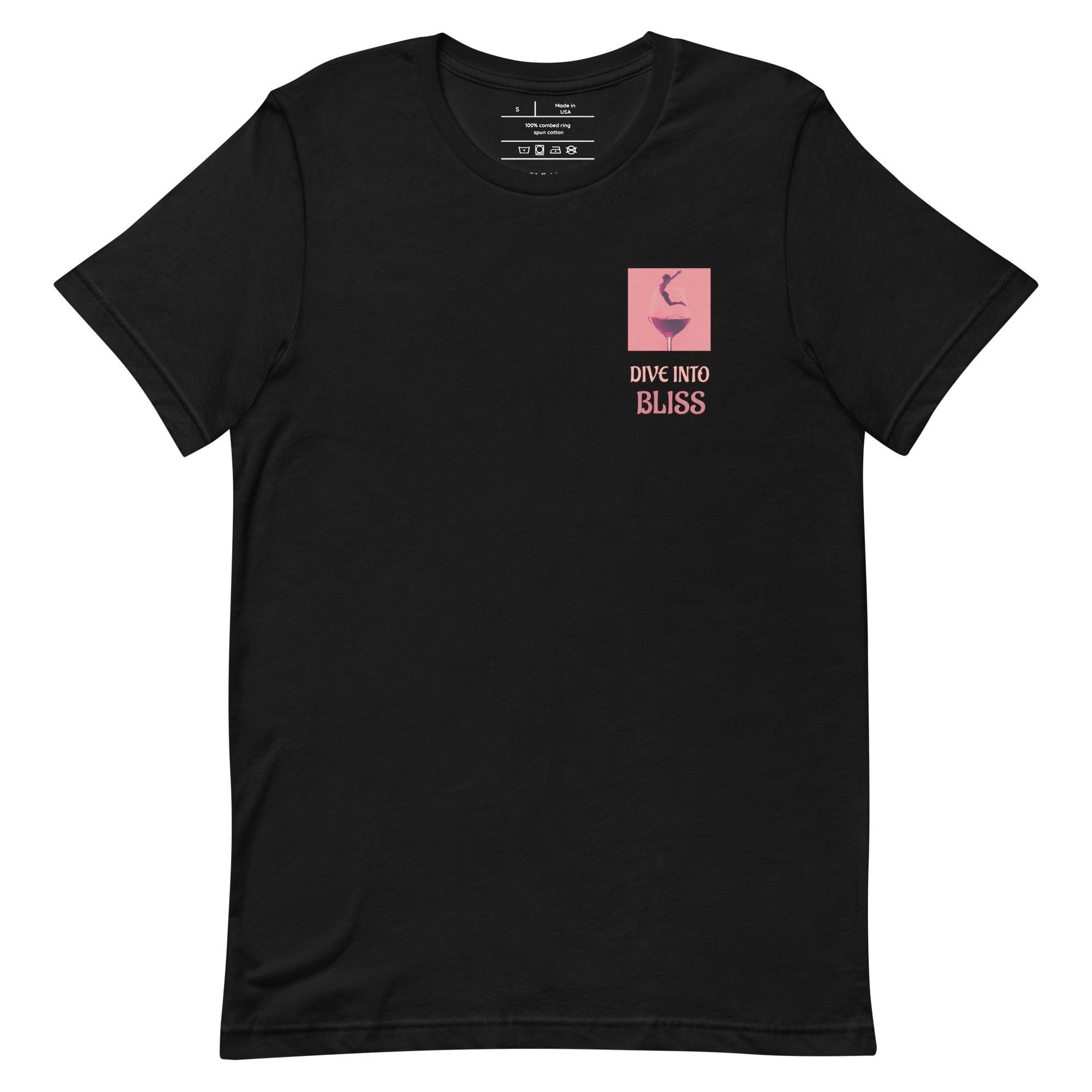 Dive into Bliss - Unisex Wine Shirt for Wine Lovers - SOMM DIGI