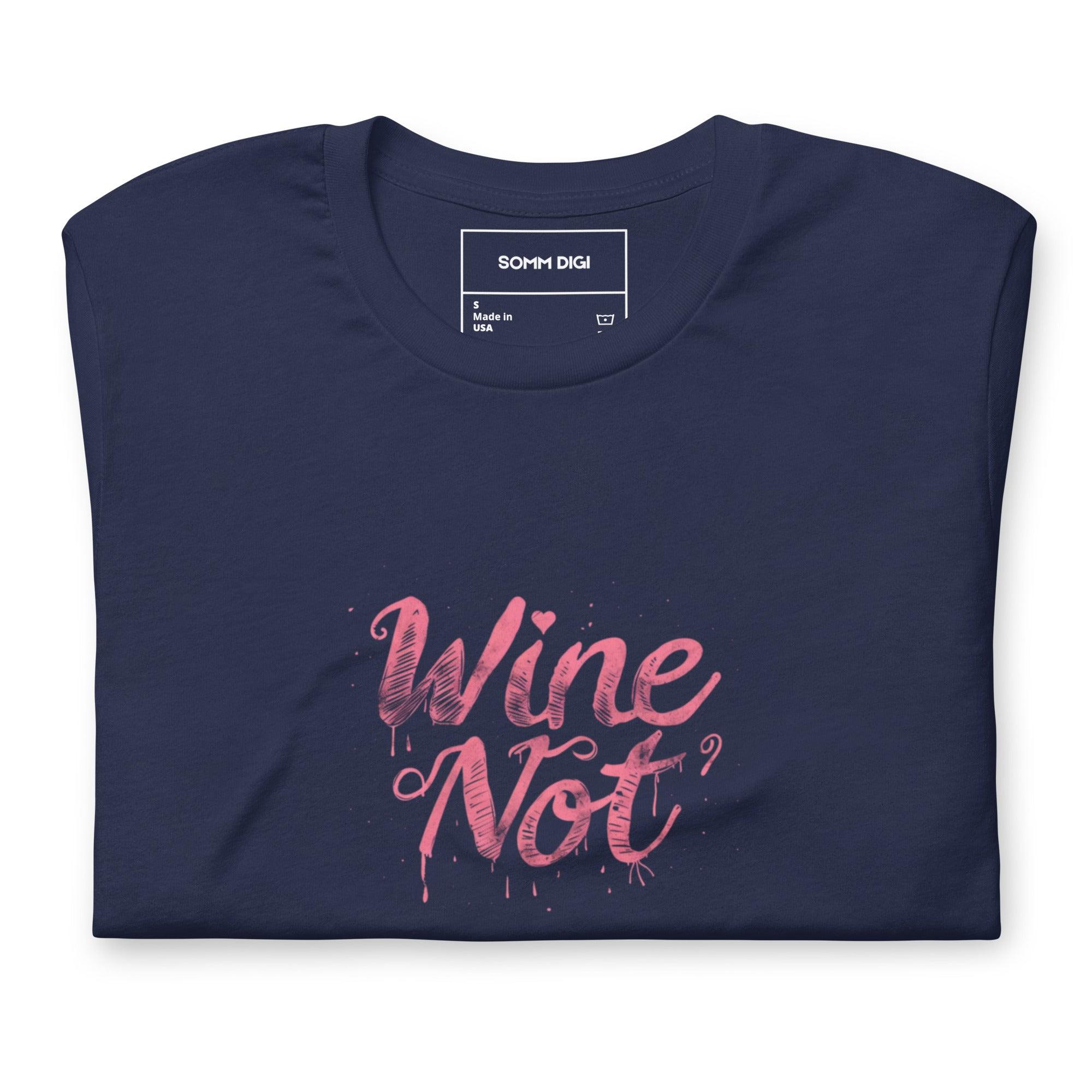 Unisex wine  t-shirt - SOMM DIGI