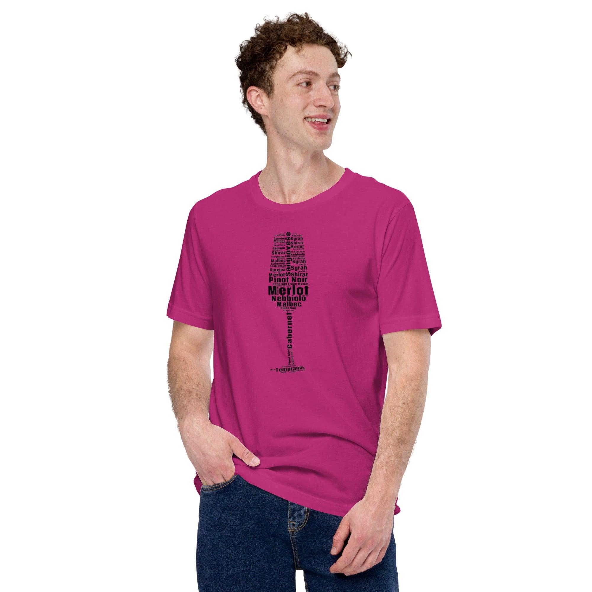 Grapes Unisex t-shirt - SOMM DIGI