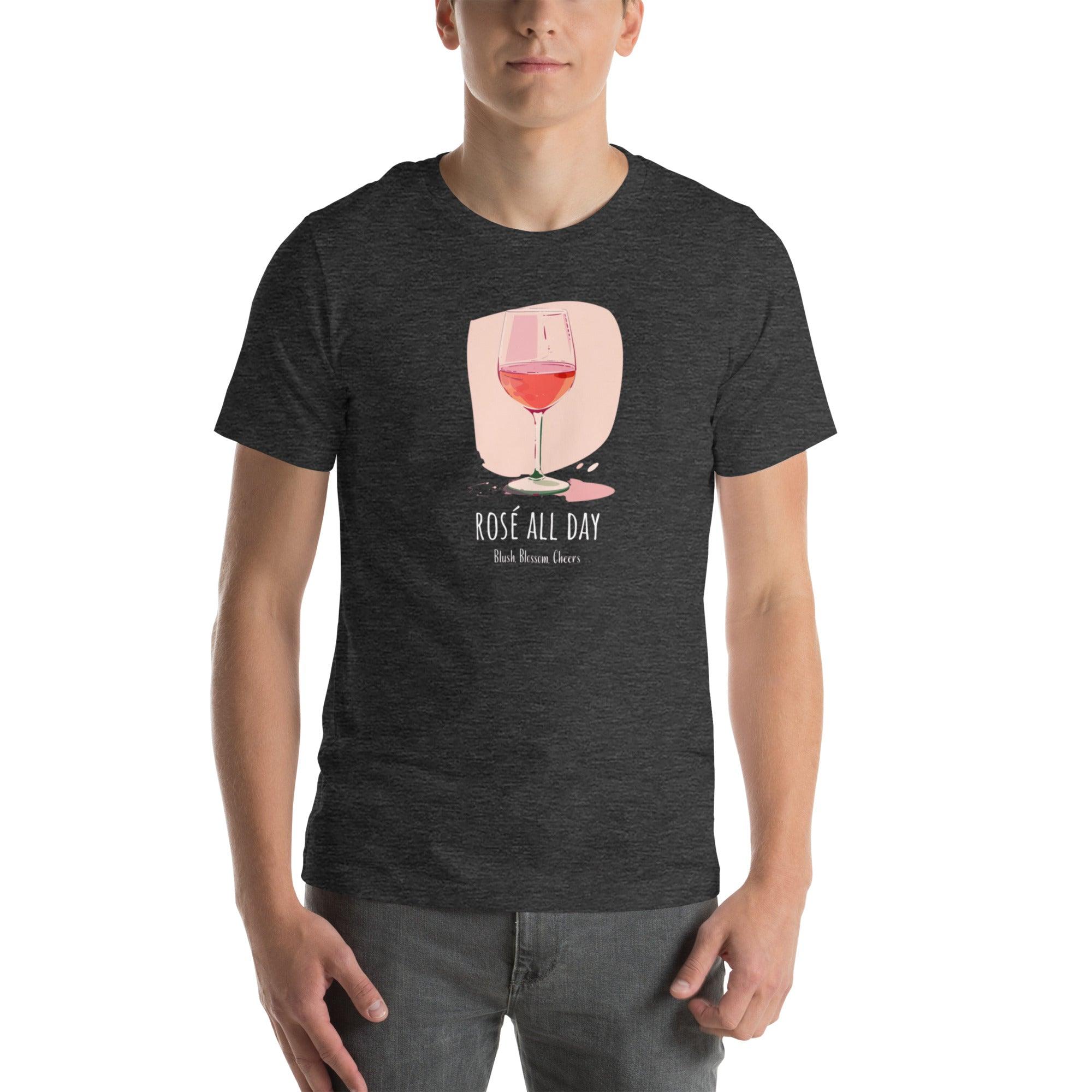 Rosé All Day T-Shirt – Sip in Style - SOMM DIGI