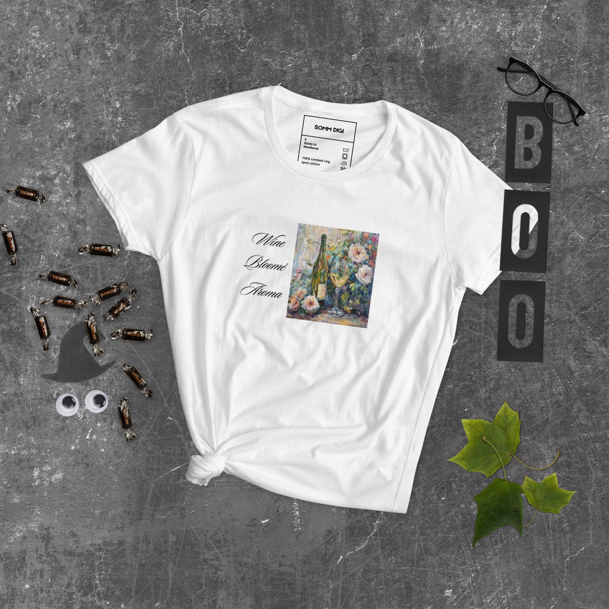 "Blossom & Aroma: The Essential Winery Shirt for the Sophisticated Palate - SOMM DIGI