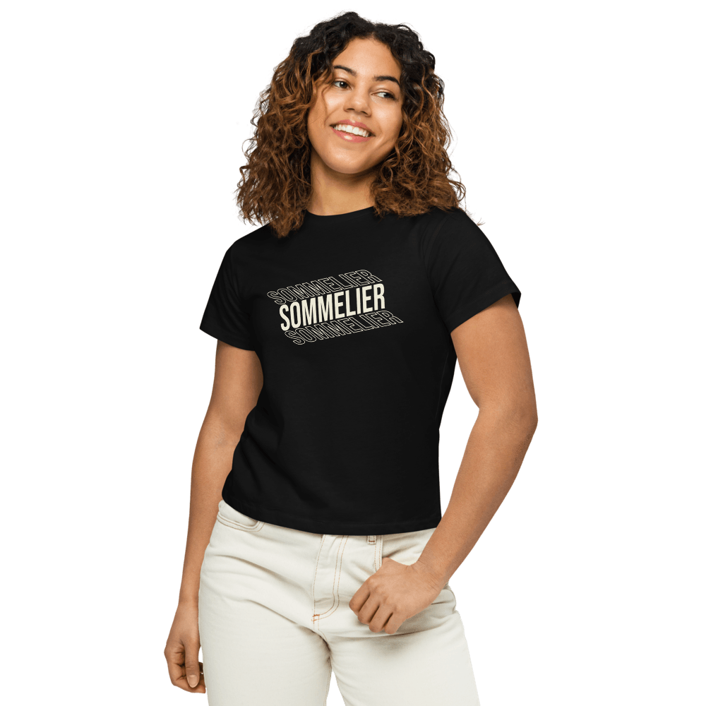 Sommelier Women’s high-waisted t-shirt - SOMM DIGI