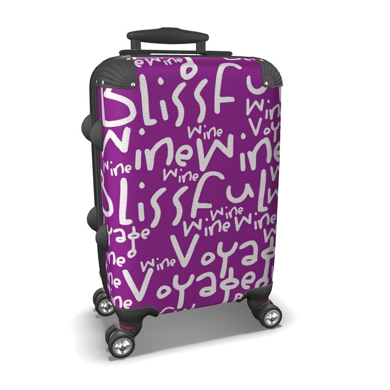 Blissful Wine Voyage Suitcase - Journey with Flair
