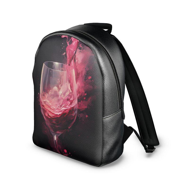 Dynamic Wine Splash Leather Backpack - SOMM DIGI