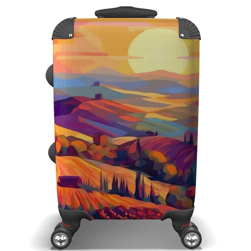 Vineyard Sunset Impressions Suitcase - Journey with a View
