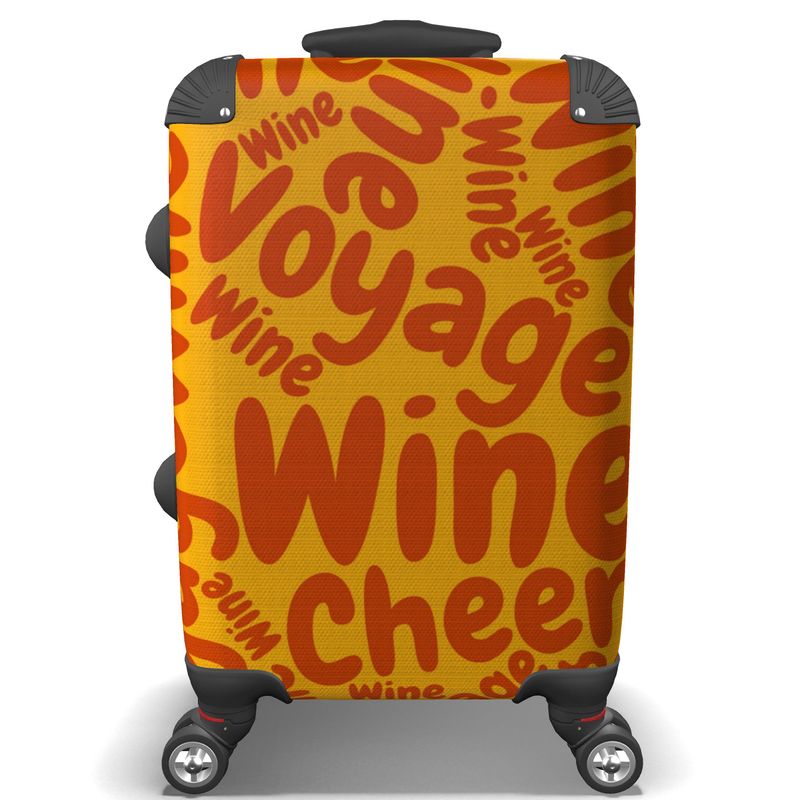 Enthusiast's Wine Voyage Suitcase - Cheers to Adventures