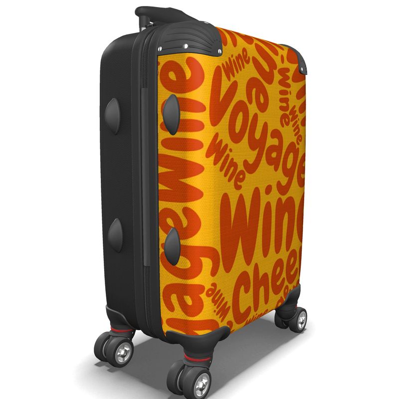 Enthusiast's Wine Voyage Suitcase - Cheers to Adventures