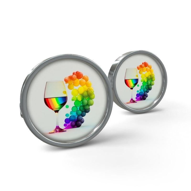 Pride Vineyard Cufflinks - SOMM DIGI